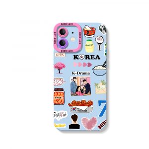 Korean Culture Celebration Silicone Case for Apple iPhone Series