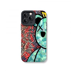 Colorful King Bear Silicone Case for Apple iPhone Series