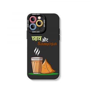 Chai Samosa Delight Silicone Case for Apple iPhone Series
