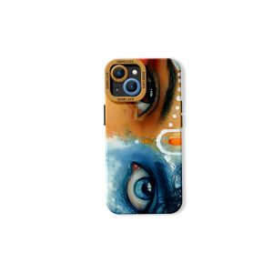 Divine Gaze Watercolor Art Silicone Case for Apple iPhone Series