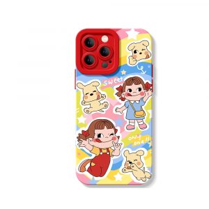 Colorful Cartoon Joy Silicone Case for Apple iPhone Series