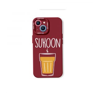 Cozy Chai Moments Silicone Case for Apple iPhone Series