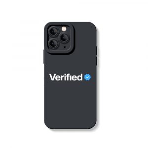 Verified Badge Style Silicone Case for Apple iPhone Series