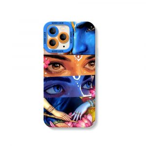 Divine Glimpse Artistry Silicone Case for Apple iPhone Series