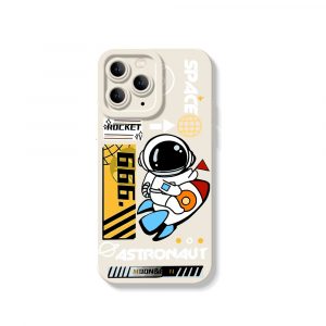 Cosmic Adventure Silicone Case for Apple iPhone Series