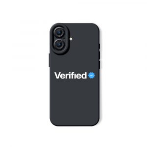 Verified Badge Style Silicone Case for Apple iPhone Series