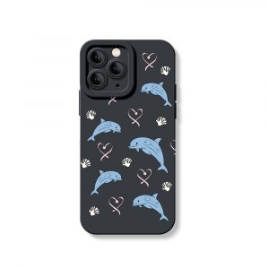 Dolphin Dreams Silicone Case for Apple iPhone Series