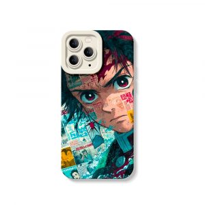 Bold Anime Collage Design Silicone Case for Apple iPhone Series