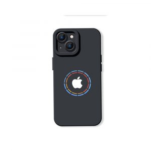 Vibrant Aura Logo Silicone Case for Apple iPhone Series