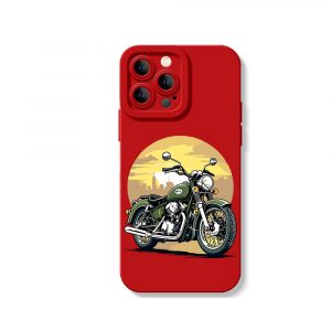 Vintage Ride Sunset Vibes Silicone Case for Apple iPhone Series