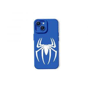 Spider Emblem Noir Silicone Case for Apple iPhone Series