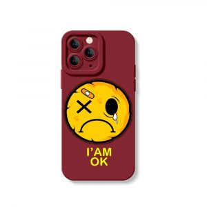 Ironic Smiley Silicone Case for Apple iPhone Series