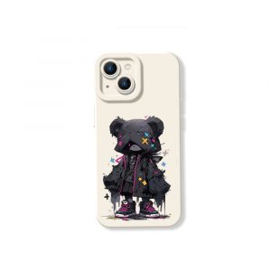 Shadow Bear Silicone Case for Apple iPhone Series
