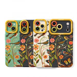 Charming Wildlife Design Silicone Case for Apple iPhone Series