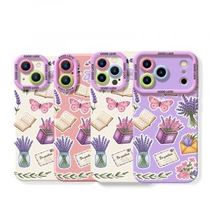 Floral Butterfly Elegance Silicone Case for Apple iPhone Series