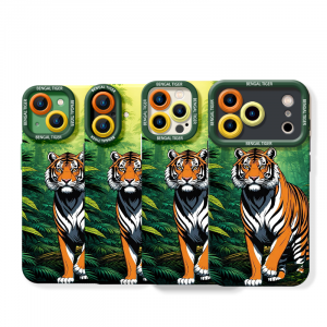 Bold Bengal Tiger Silicone Case for Apple iPhone Series