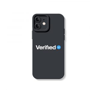 Verified Badge Style Silicone Case for Apple iPhone Series