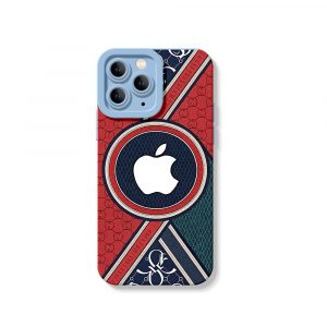 Bold Geometric Elegance Silicone Case for Apple iPhone Series