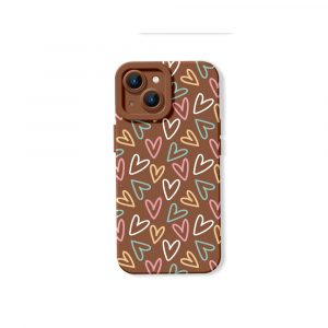 Colorful Heartbeat Delight Silicone Case for Apple iPhone Series