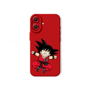 Energetic Saiyan Kid Silicone Case for Apple iPhone Series
