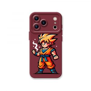 Anime Warrior Power-Up Silicone Case for Apple iPhone Series