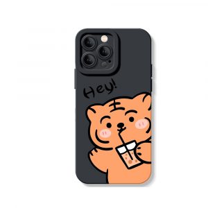 Cute Tiger Silicone Case for Apple iPhone Series