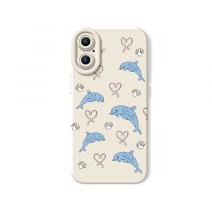 Dolphin Dreams Silicone Case for Apple iPhone Series