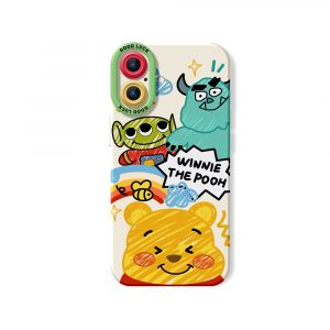 Cartoon Friends Silicone Case for Apple iPhone Series