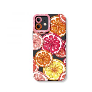 Citrus Splash Silicone Case for Apple iPhone Series.