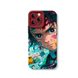 Bold Anime Collage Design Silicone Case for Apple iPhone Series