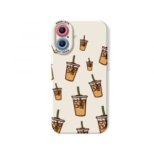 Daily Latte Delight Silicone Case for Apple iPhone Series