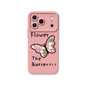 Floral Butterfly Garden Silicone Case for Apple iPhone Series