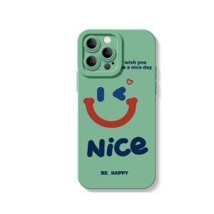 Nice Day Design Silicone Case for Apple iPhone Series