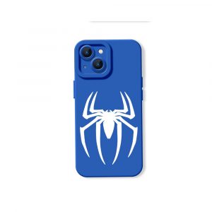 Spider Emblem Noir Silicone Case for Apple iPhone Series