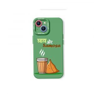 Chai Samosa Delight Silicone Case for Apple iPhone Series