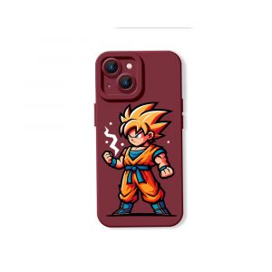 Anime Warrior Power-Up Silicone Case for Apple iPhone Series