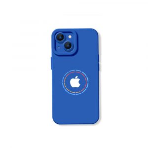 Vibrant Aura Logo Silicone Case for Apple iPhone Series