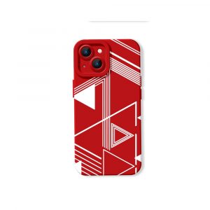 Monochrome Geometric Vibes Silicone Case for Apple iPhone Series