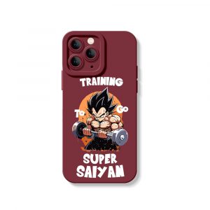 Super Saiyan Workout Warrior Silicone Case for Apple iPhone Series
