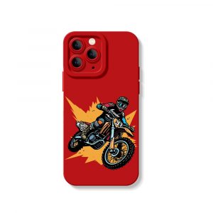 Motocross Adventure Silicone Case for Apple iPhone Series