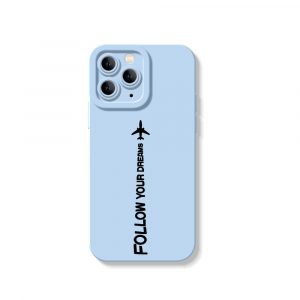 Dream Chaser Jet Black Silicone Case for Apple iPhone Series