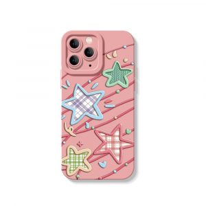 Plaid Stars and Stripes Silicone Case for Apple iPhone Series