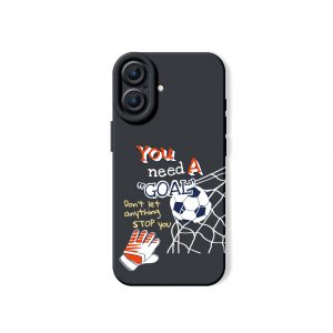 Soccer Goal Motivation Silicone Case for Apple iPhone Series
