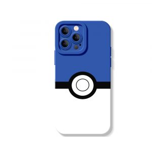 Catch Poke Design Silicone Case for Apple iPhone Series