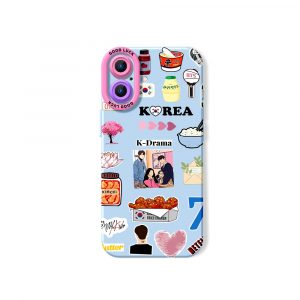 Korean Culture Celebration Silicone Case for Apple iPhone Series