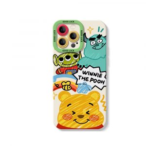 Cartoon Friends Silicone Case for Apple iPhone Series