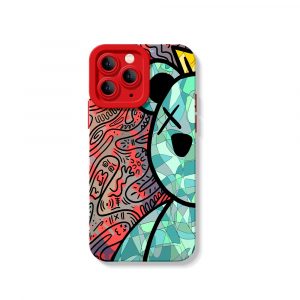 Colorful King Bear Silicone Case for Apple iPhone Series