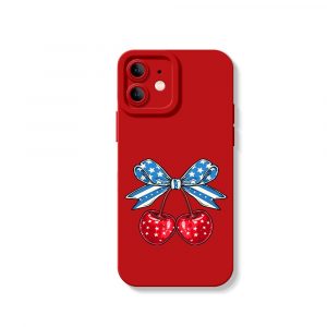 Pop Star Cherry Silicone Case for Apple iPhone Series
