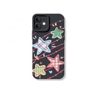 Plaid Stars and Stripes Silicone Case for Apple iPhone Series