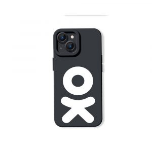 Playful Monochrome OK Silicone Case for Apple iPhone Series